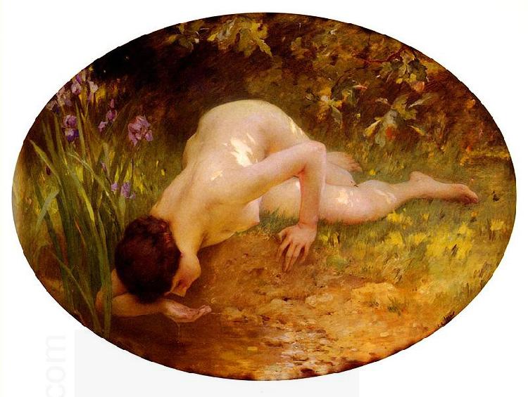 Charles-Amable Lenoir The Bather China oil painting art